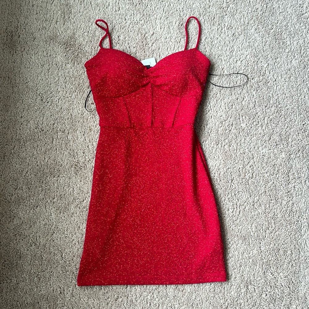 BRAND NEW red bodycon dress